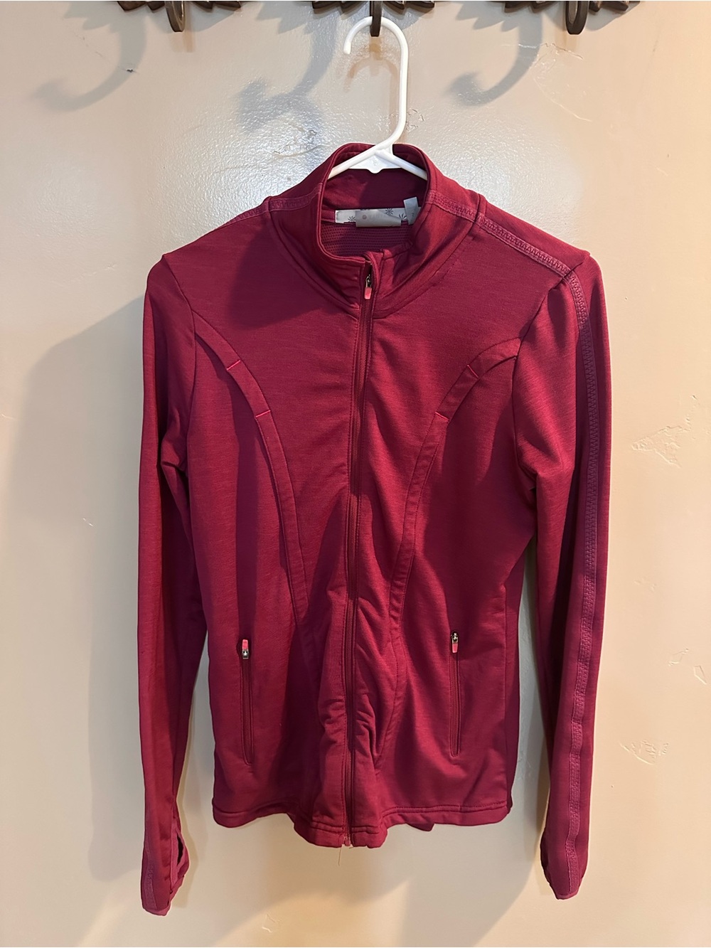 Athleta Women’s Zip-Front Active Jacket - Wine Size S